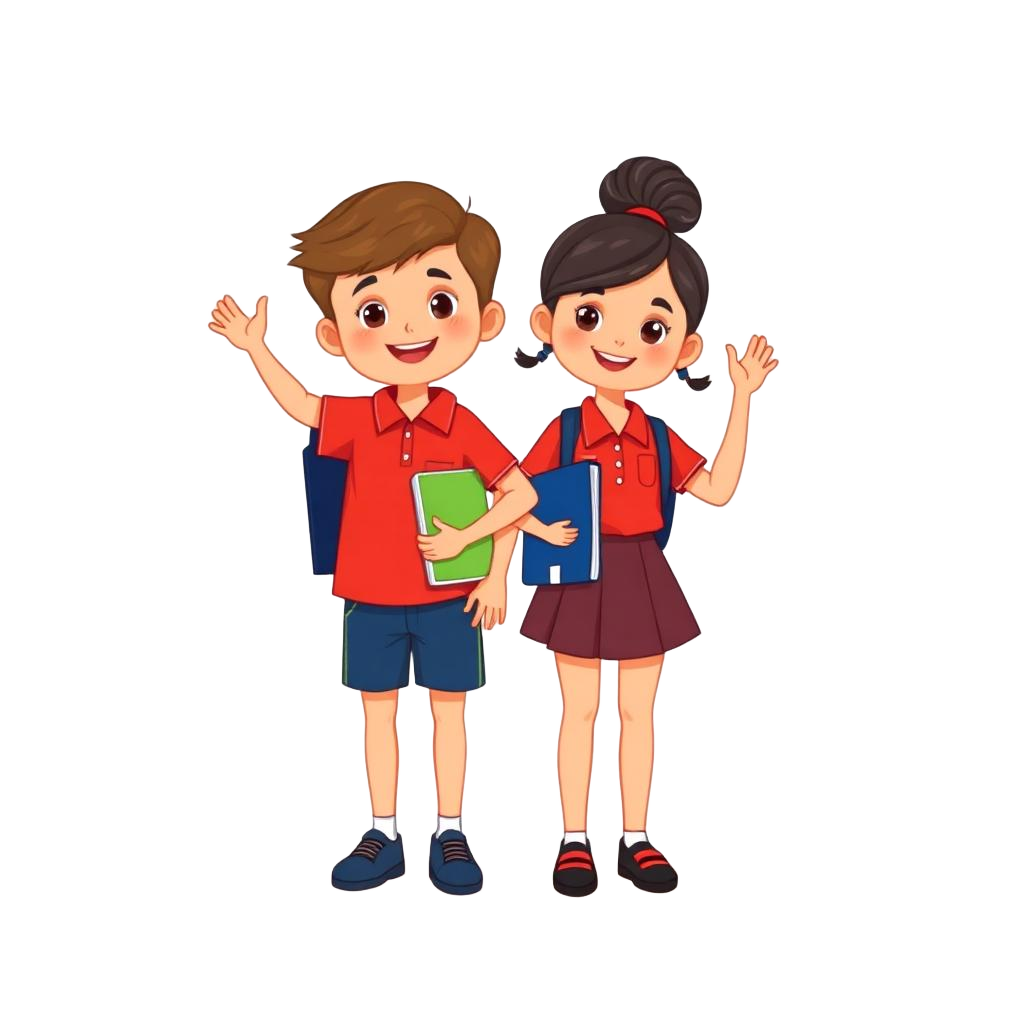Shining Stars students in school uniform